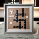 Personalised Family Scrabble Frame