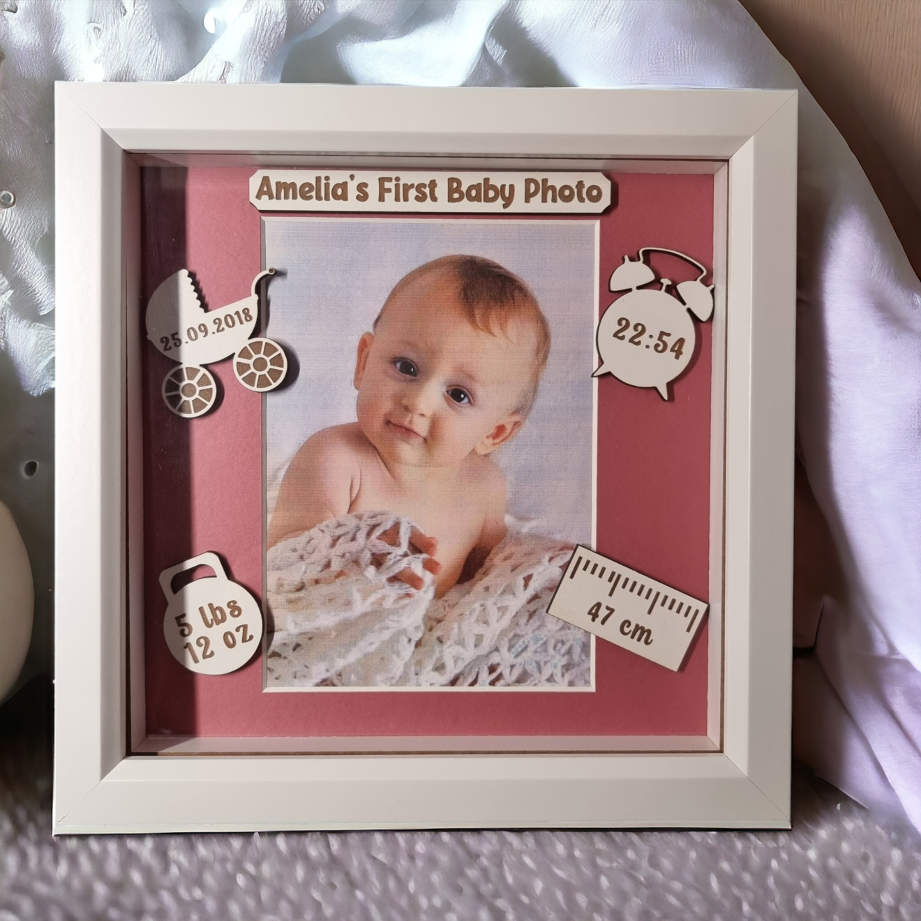 CUSTOMISED BABY DRESS PHOTO FRAME main image 0