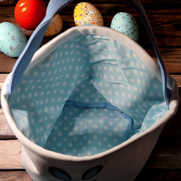 Personalised Blue Easter Egg Bag - Image 2