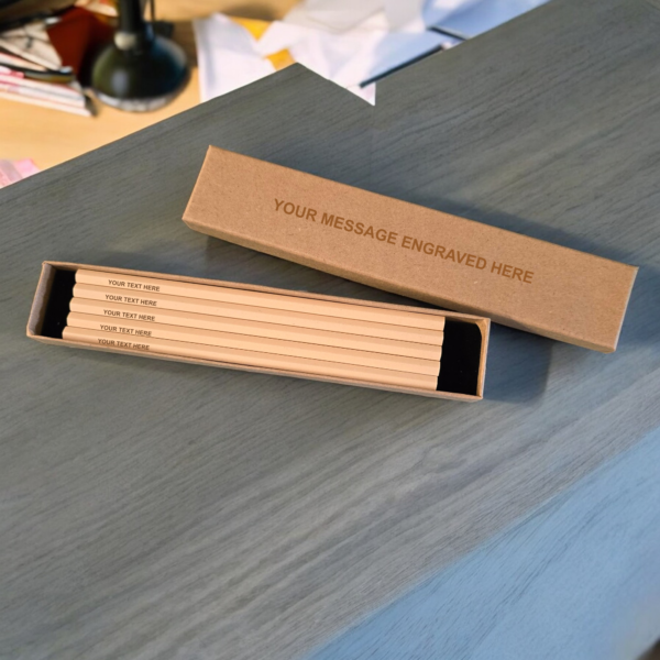 Personalised Natural Pencil Set - Image 2