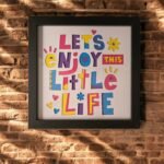 Colourful Layered Wall Art