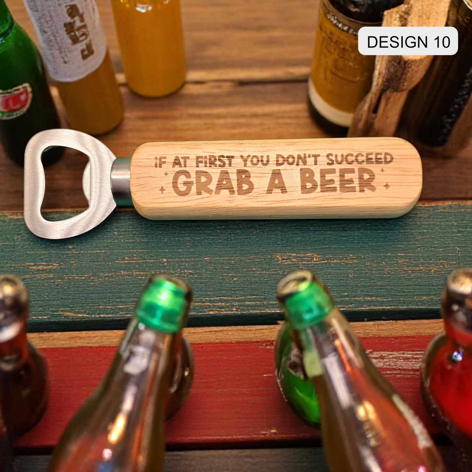 Engraved Wooden Bottle Opener - Image 10