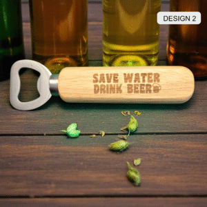 Alternative view of Engraved Wooden Bottle Opener