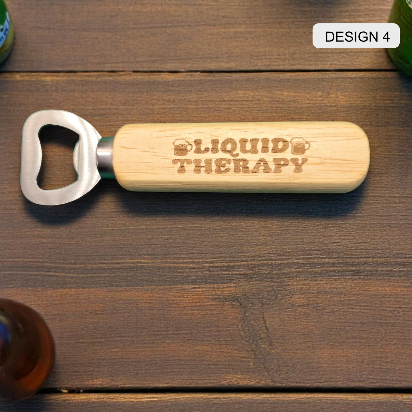 Engraved Wooden Bottle Opener - Image 4