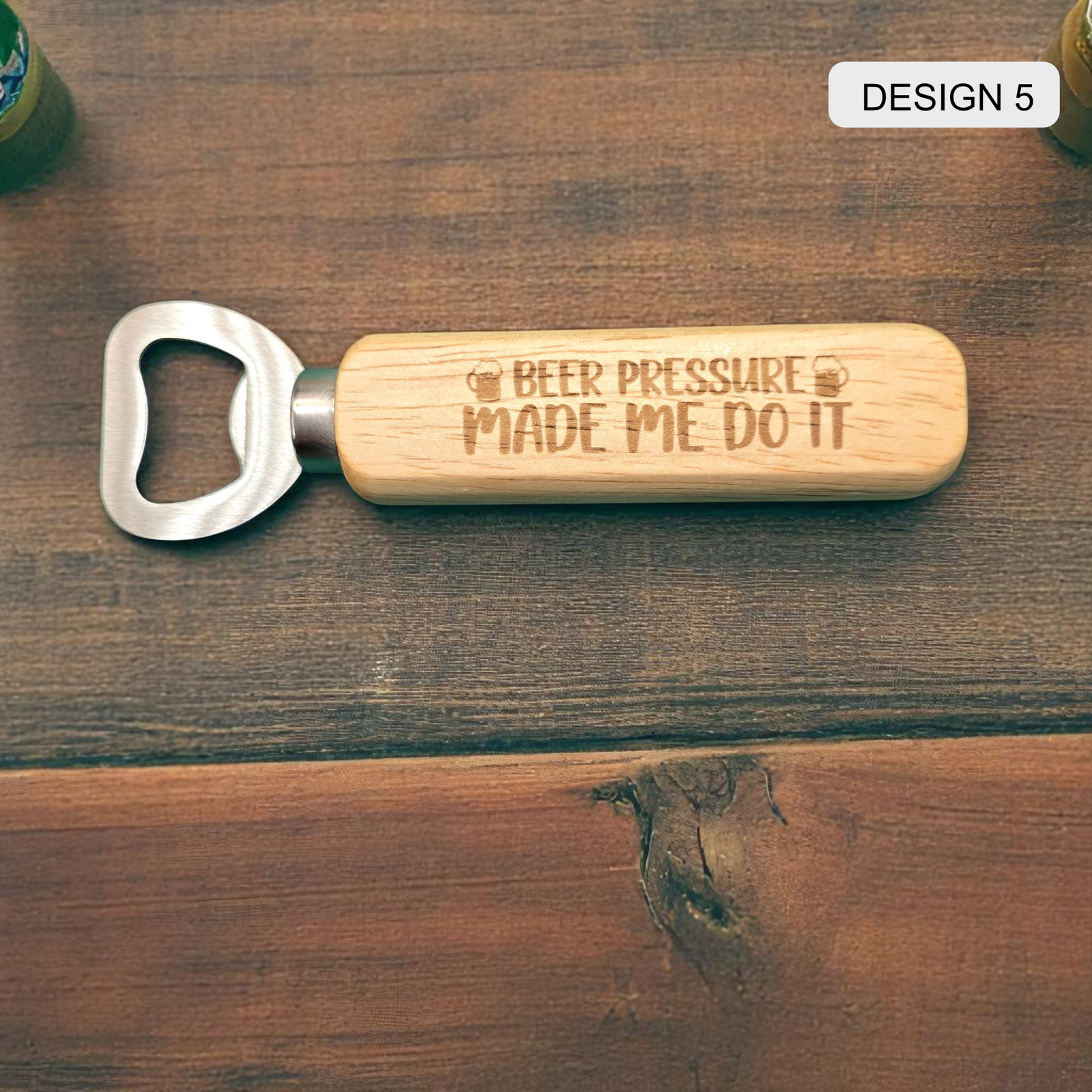 Engraved Wooden Bottle Opener - Image 5