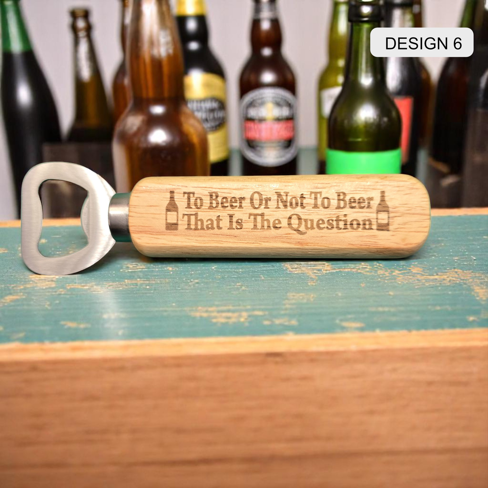 Engraved Wooden Bottle Opener - Image 6