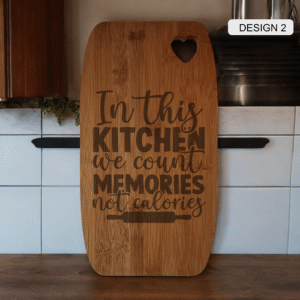 Alternative view of Personalised Bamboo Cutting Board