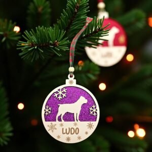 Personalised Dog Breed Christmas Ornament - Image 4