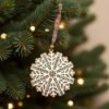 Personalised Name Snowflake Decoration