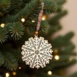Personalised Name Snowflake Decoration
