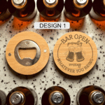 Engraved Bamboo Bottle Opener