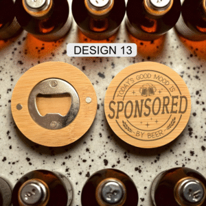 Engraved Bamboo Bottle Opener - Image 13