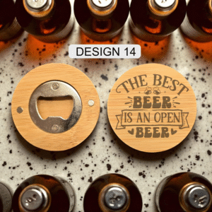 Engraved Bamboo Bottle Opener - Image 14