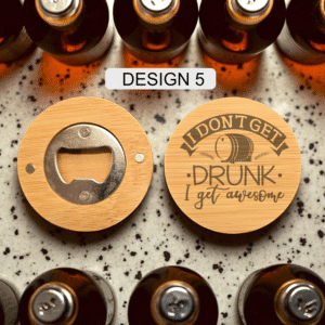 Engraved Bamboo Bottle Opener - Image 5
