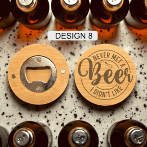 Engraved Bamboo Bottle Opener - Image 8