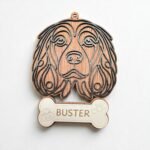 Dog Line Art Ornament