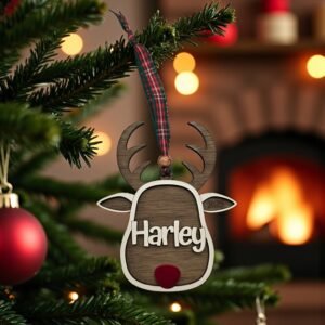 Christmas Reindeer Ornament - Image 3