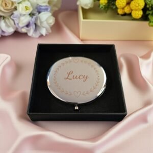 Alternative view of Personalised Compact Mirror