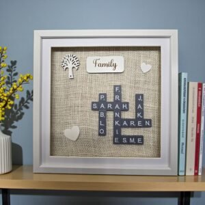 Personalised Family Scrabble Frame - Image 3