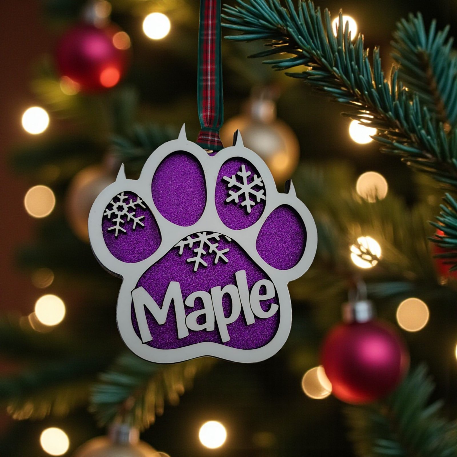 Personalised Paw Print Decorations - Image 3