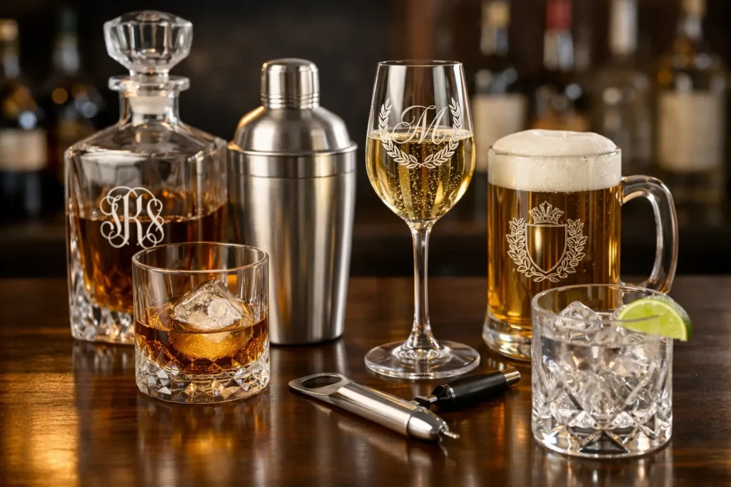 How to Pick Engraved Barware That Fits