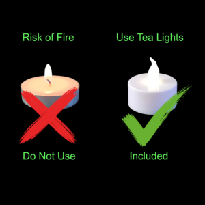3D Printed Tea Light Lamp - Image 3