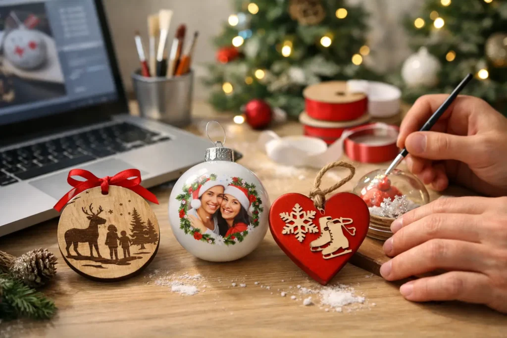 How to Design Personalised Christmas Ornaments