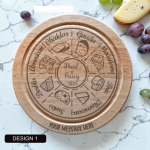 Alternative view of Beech Cheeseboard With Tools