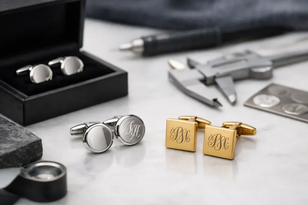 How to Order Engraved Cufflinks Without Guesswork