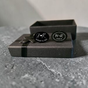 Alternative view of Black Cufflinks