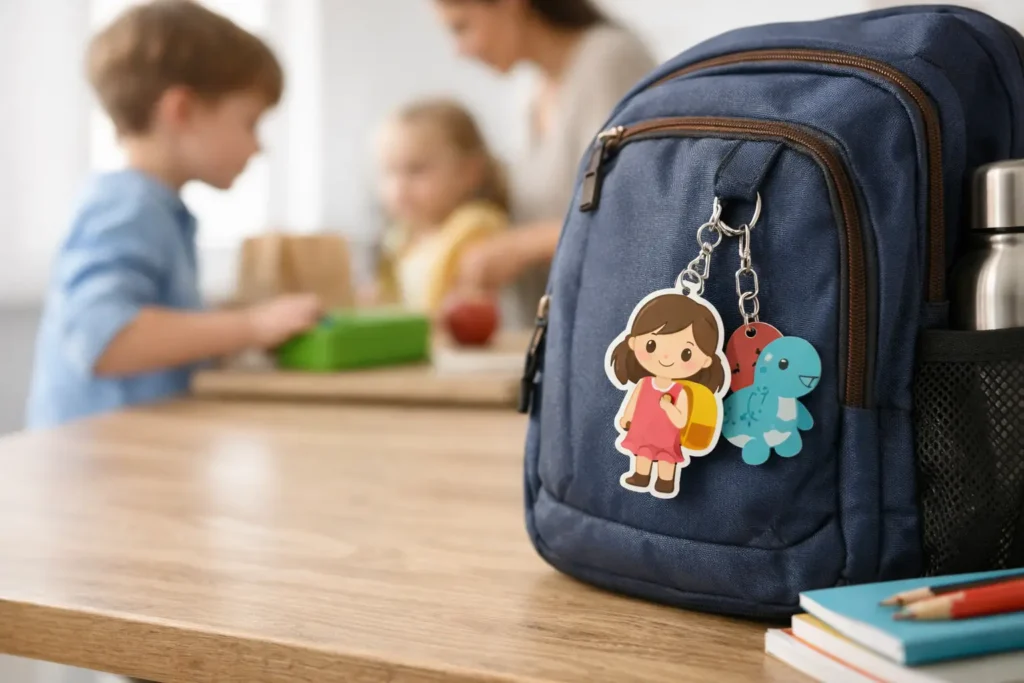 Personalised School Bag Tags for Busy Mornings