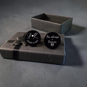 Black Cufflinks - Image 4