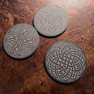 6 Natural Slate Coasters