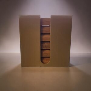 Solid Oak Viking Coasters - Image 3