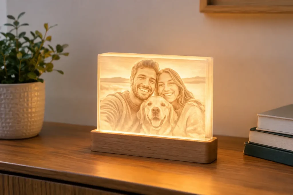 Photo Lithophanes That Make Memories Glow